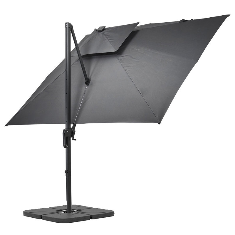 Annino 3m Square Cantilever Parasol with LED Light