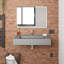 Lavabo de salle de bain rectangulaire à fixation murale Pyramid-1230345224-1221619112