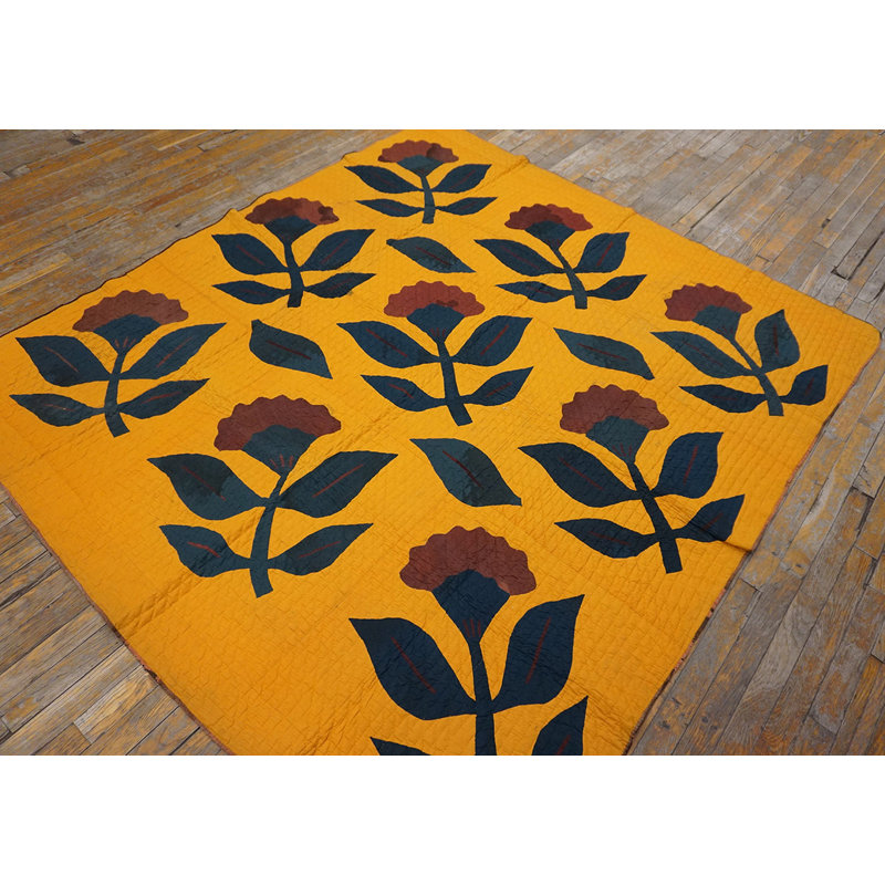 Antique Quilt America Flat Weave Rug