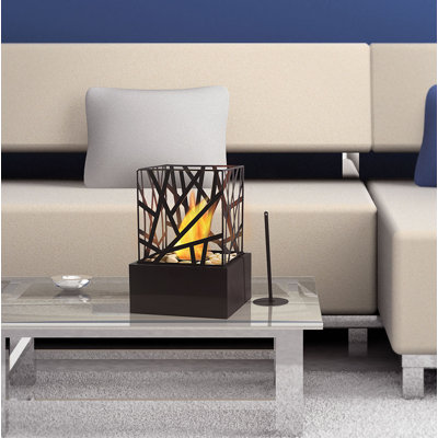 Maeve Metal Bio-Ethanol Outdoor Tabletop Fireplace