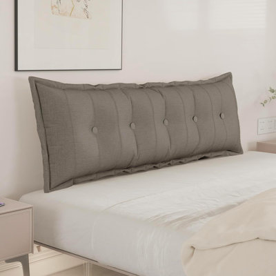 Sit-up Back Comfort Button Tufted Decorative Headboard Back Support Throw Pillow, Accent Body Pillow for Side Sleepers Compression