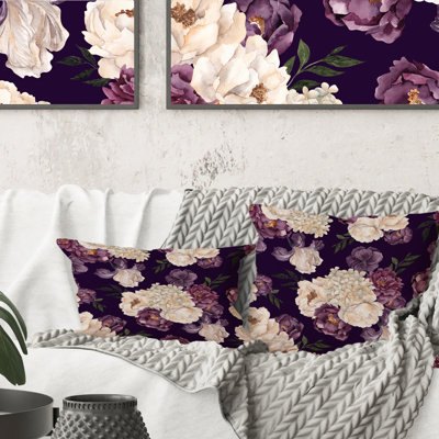 Floral Throw Pillow