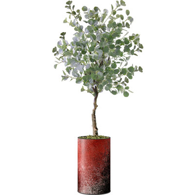 57'' Faux Eucalyptus Plant in Planter