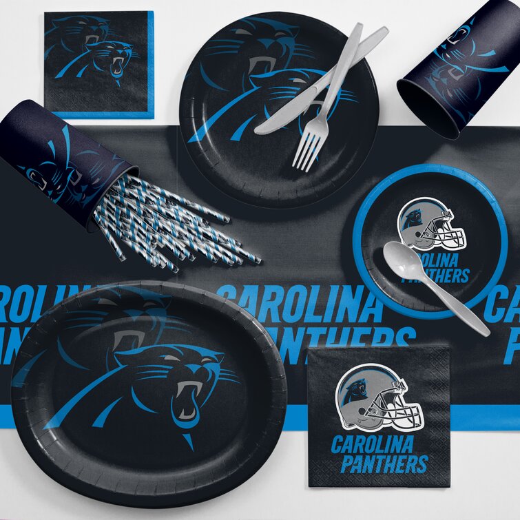 NFL Football & Tee Cake Decorating Kit Topper - Carolina Panthers