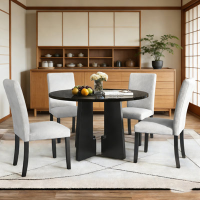 Bermuda 5 pièces avec table ronde et 4 chaises