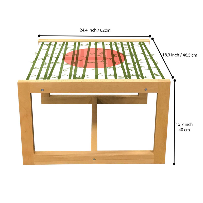 Ignac Sled Coffee Table, 40cm H x 46.5cm W x 62cm D