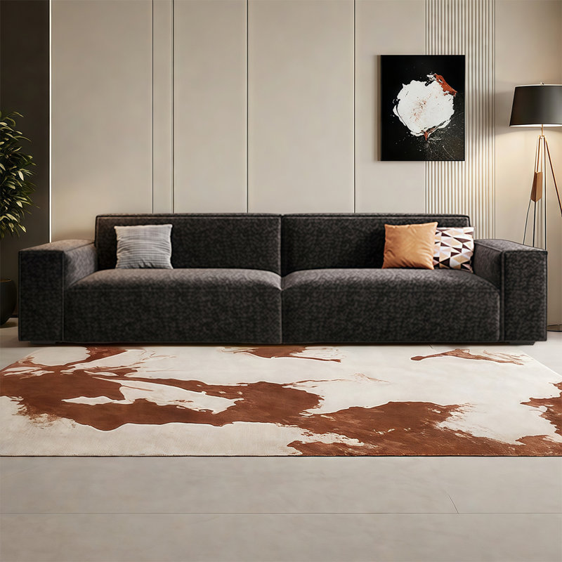 Canapé italien moderne et simple italien, H 27,16 po x l 118,11 po x P 38,18 po, 4