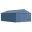 Remise en métal classique, 12 x 12, bleu gris-85519959-119308592