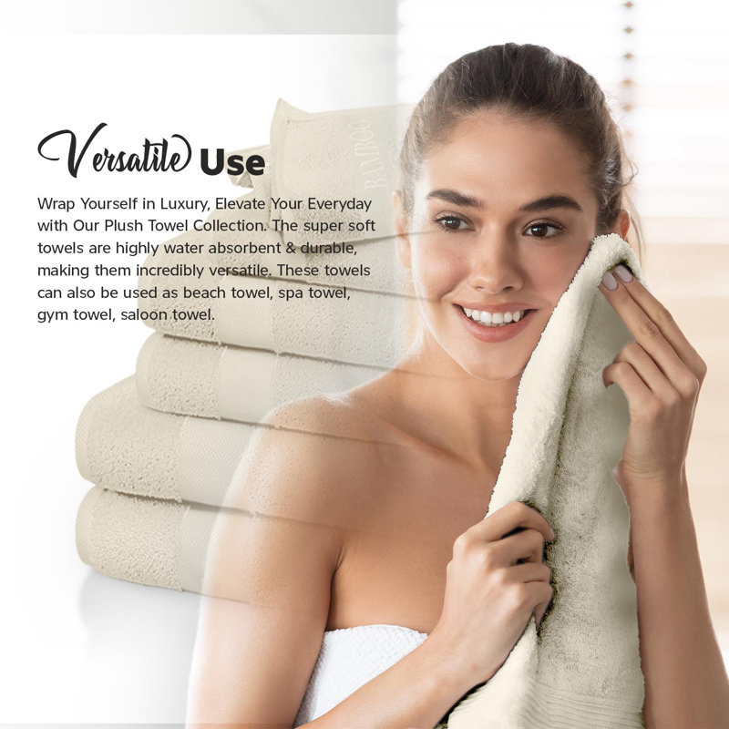 Ultra Light Hand Towel, Bone