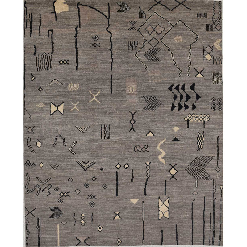 Moroccan Collection One-of-a-Kind Rectangle 7'11" X 9'10" Hand Knotted Area Rug