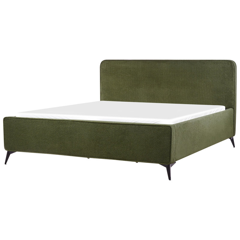 Bently Upholstered Bed, Green