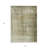 5' X 8' Beige Abstract Washable Indoor Outdoor Area Rug