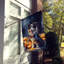 Drapeau de chiot Halloween House-113107298