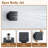 3 Functions 12 Inch Ceiling Mounted Thermostatic Shower System with 6 Body Jets-88315797