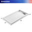 Base de bac de douche à seuil simple 60 po x 32 po avec couvercle de drain inclus, conception antidérapante-107928239