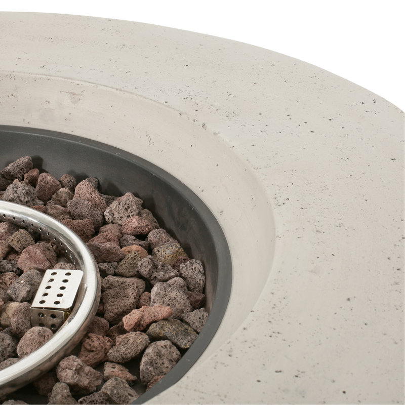 50,000 Grey Concrete Fire Pit Shovel - Ash Removal Outdoor Pit, Modern &, Light Gray