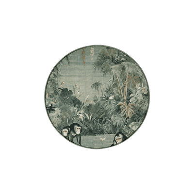 Silky Soft Plush Green Area Rug