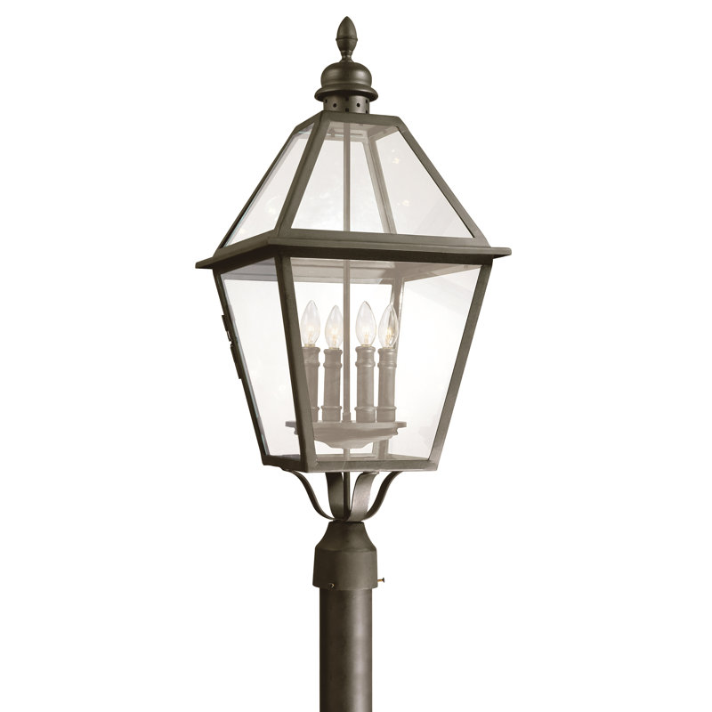Tête de lanterne incandescente en métal 4 lumières Townsend