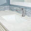Robinet de salle de bains monotrou avec ensemble de drainage