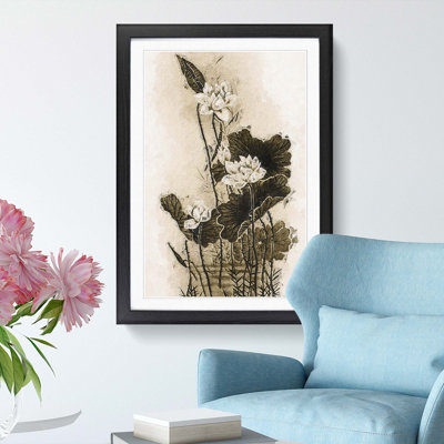 Lotus Flowers - Framed Print