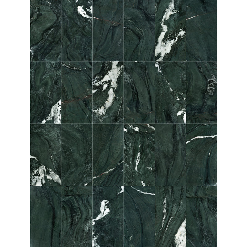 Carrelage en marbre poli véritable 12 po x 24 po pour tout mur et plancher intérieur, 4 pièces dans une boîte, hall d'entrée unique de luxe et de beauté naturelle