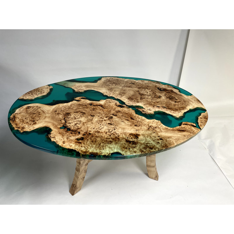Maple Oval Solid Wood Dining Table