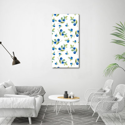 Bronwood Blueberries - Wrapped Canvas Print
