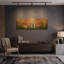 «Autumn Birch II» par Art Fronckowiak, art mural en métal doré, 36 po x 12 po-133532938