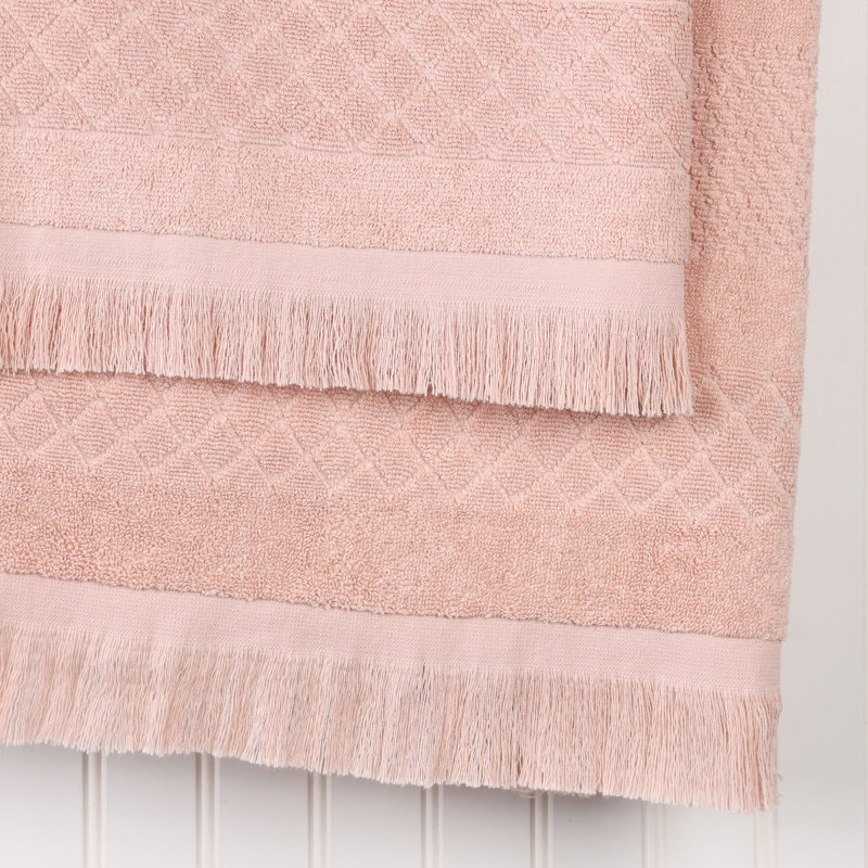 Serviette de bain Rolla, Rose, Ensemble de serviettes 12 pièces
