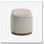 Banc de rangement en velours Corduroy