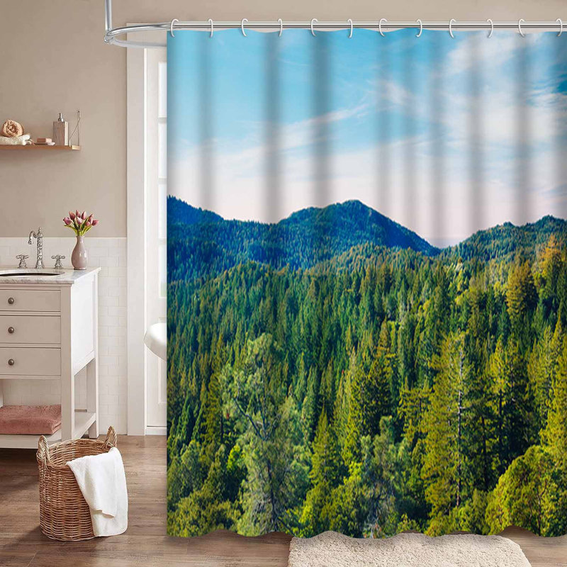 Rideau de douche Forest Tree, 72" L x 72" W