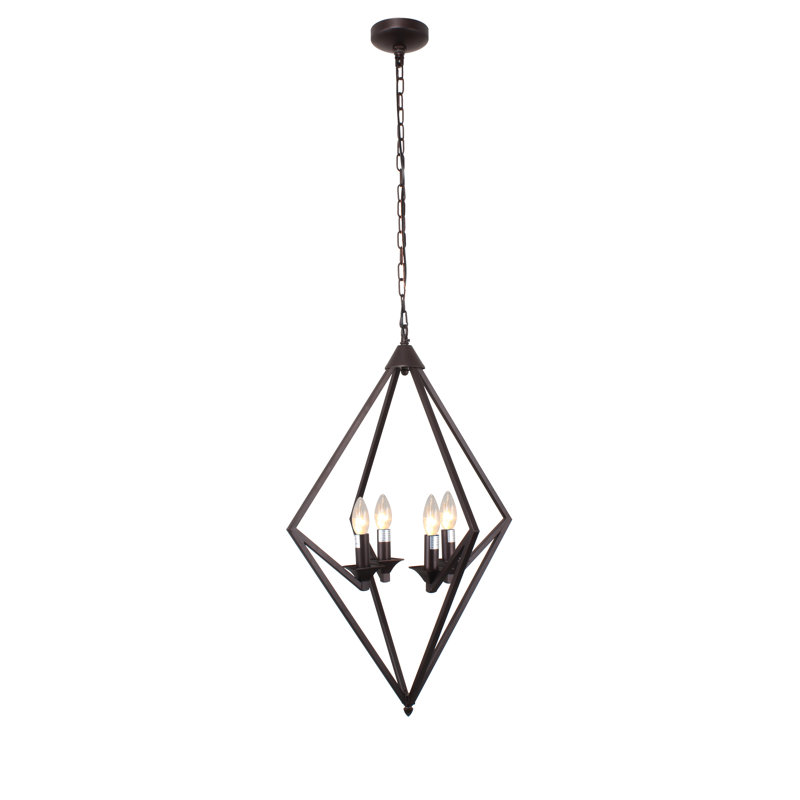 Carrigan 4 - Light Geometric Chandelier