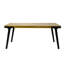 Table de salle à manger en bois de style moderne, résistante aux intempéries, 48,67 lb