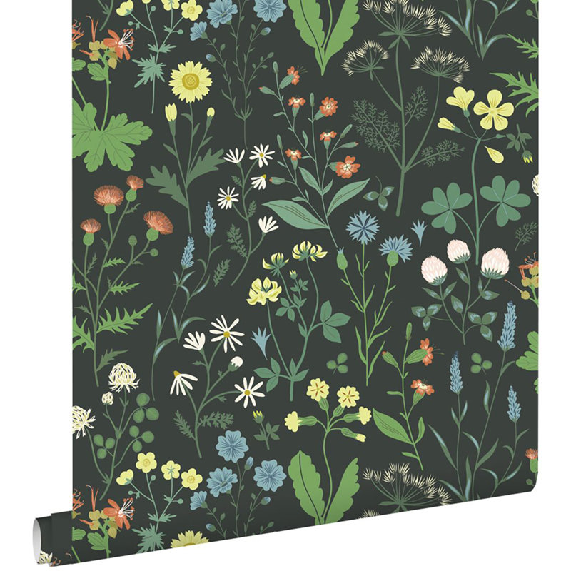 Papier peint Tapati Summer Meadows, Noir
