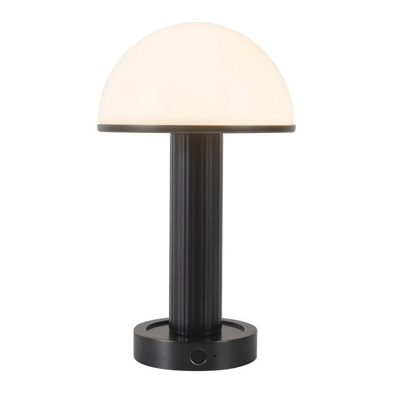 Vienna 9-in Black dimmable LED Table Lamp, Urban Bronze