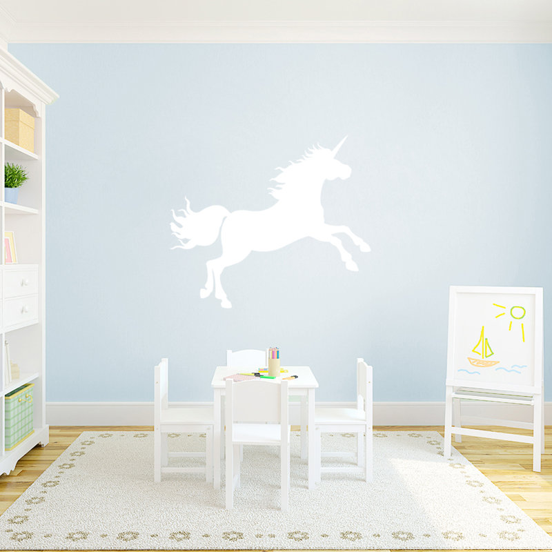 Adhésif décoratif licorne, Blanc