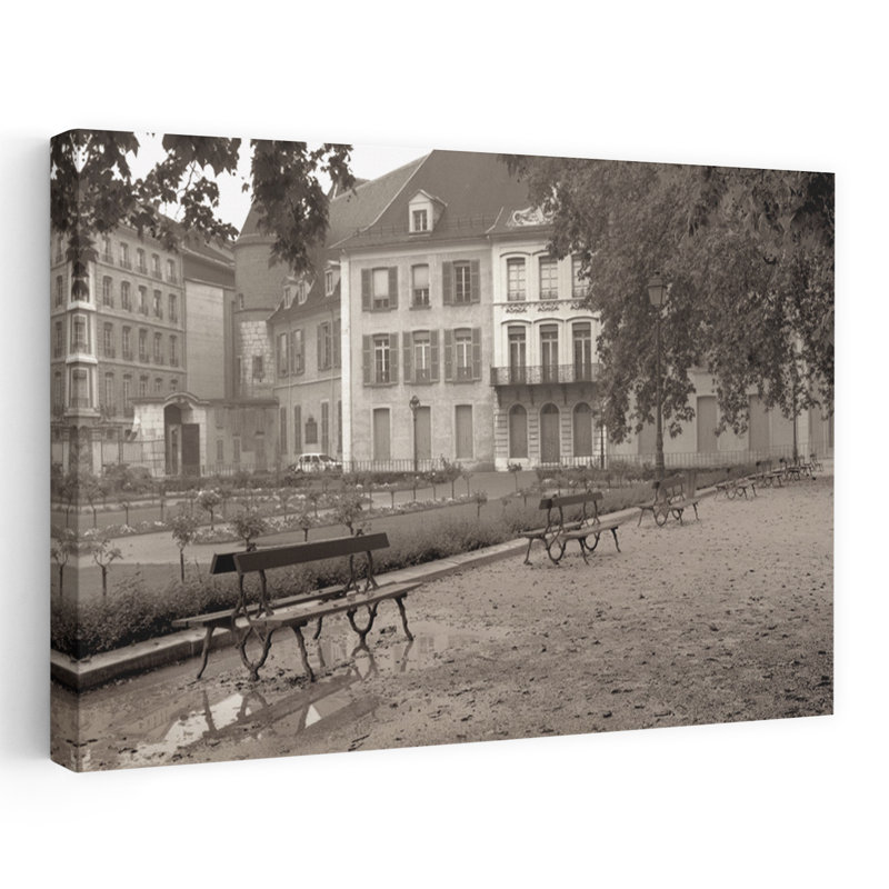 Banc de jardin # 43 - Bancs de photographie, Europe, France, H 32 po x l 48 po