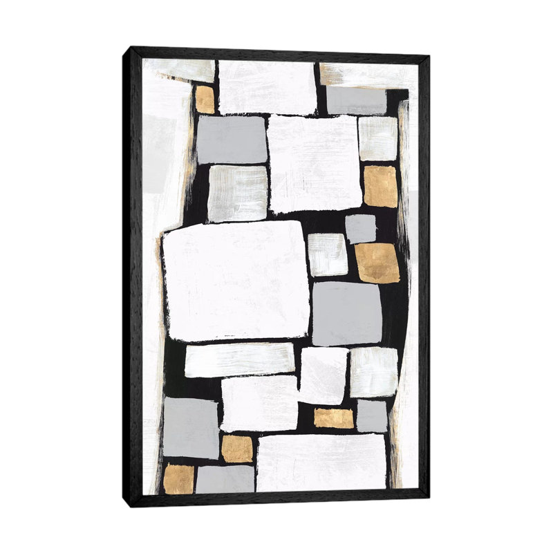 Stacks II by Isabelle Z - Print on Canvas, Black Framed, 66.04 cm H x 45.72 cm W
