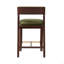 Tabouret de comptoir rembourré en bois Patricia-348330606