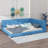 A  Upholstered Platform Bed With Built-In USB Ports-746478148-746478150
