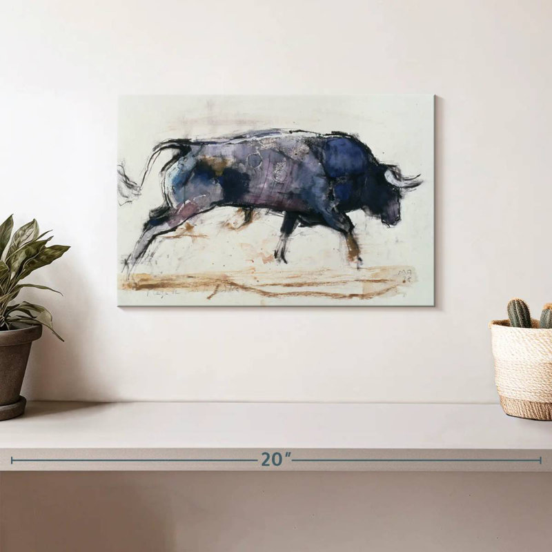 Brampt Charging Bull 1998, 8'' H X 12'' W