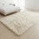 Magnifiques tapis grecs Flokati. Long poil de laine organique de 3,5 po. Tapis naturel en laine blanc cassé.