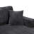 3 - Piece Corduroy Double Chaise Sectional With 4 Seats, Engineered Wood Frame, Streamlined Rectangular Back Cushions, Low Profile Aesthetic, Removable Covers, Gray Upholstery, 62.01 In Depth, 118.59-447592314