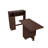 Multifunctional Folding Dining Table With Wall-mounted Sideboard