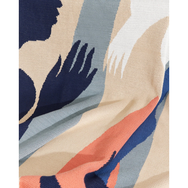 Zora Throw Blanket, Wheat
