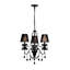 Lustre 3 lumières noir vif