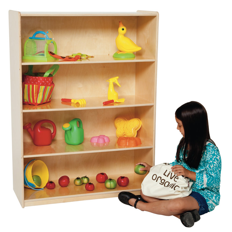 Natural Environments Multi Purpose Shelving Unit, 48" H x 36" W x 15" D, Natural, Plywood