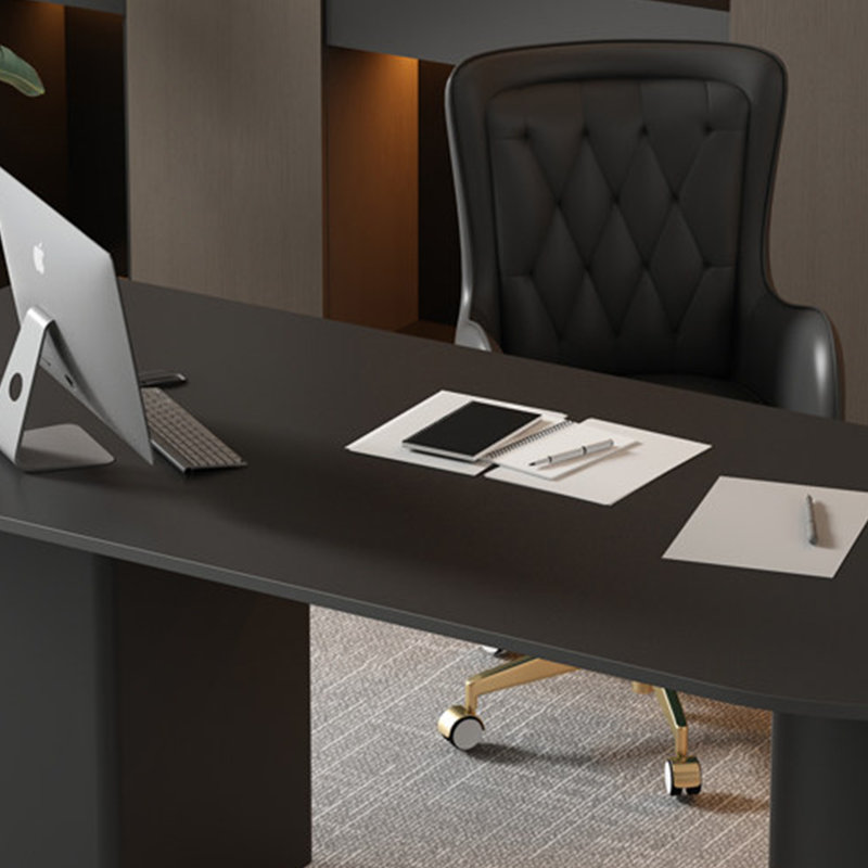 Bureau de style français élégant et luxueux, 29.52" H x 62.99" W x 27.55" D