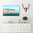 Shoreline Of Sitges In Spain In Abstract - Wrapped Canvas Print-55341112