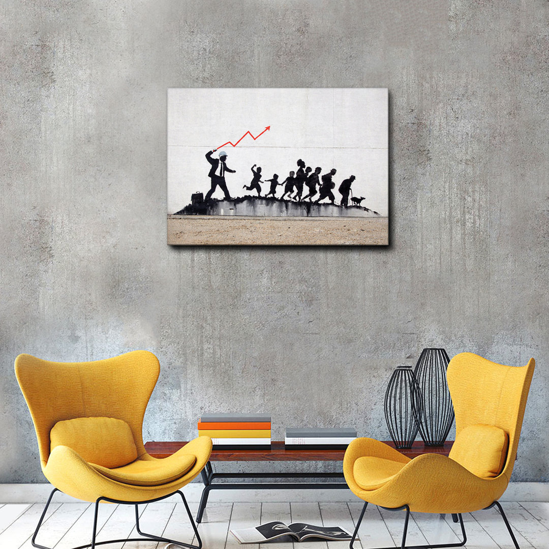 Leinwandbild The Whip von Banksy